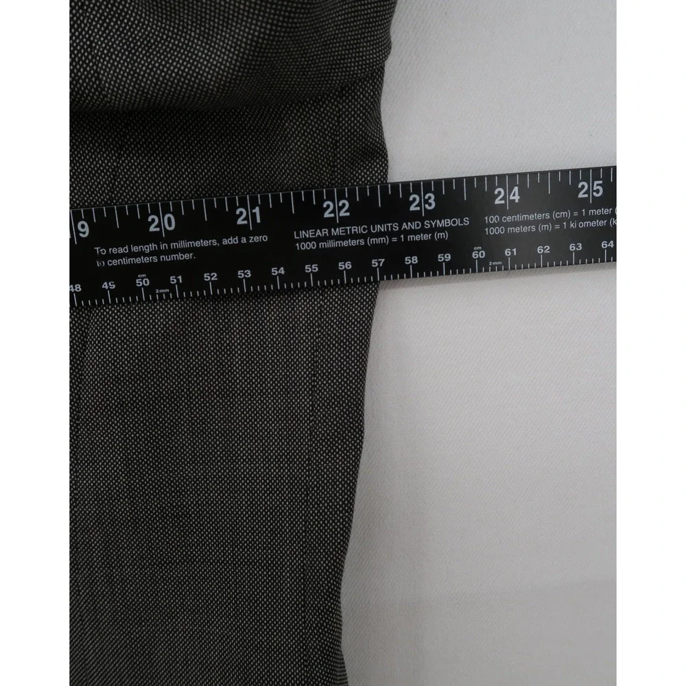 Donna Karan Signature Mens Gray 100% Wool 3 Button Suit Made in Italy 44R 38W